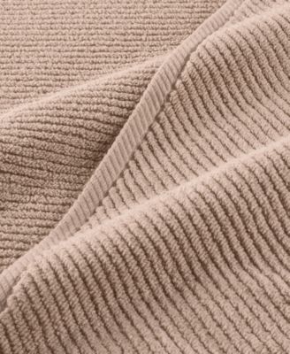 Diagonal Ribbed Cotton 6-Pc. Washcloths Set