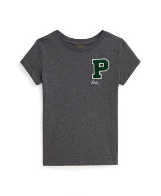 Girls' 2T-6X Letterman Crewneck T-Shirt