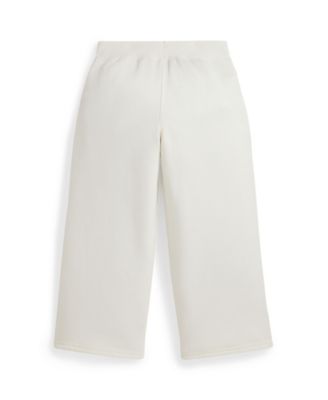 Girls' 2T-6X Logo Crest Wide-Leg Pants