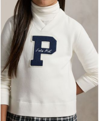 Girls' 7-16 Letterman Sweatshirt Dress
