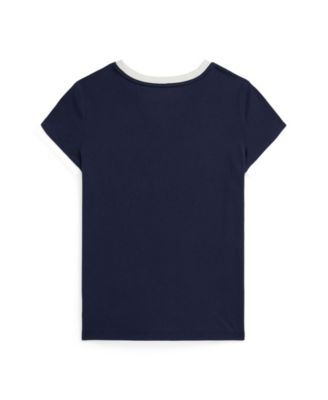 Girls' 7-16 Logo Crest Crewneck T-Shirt