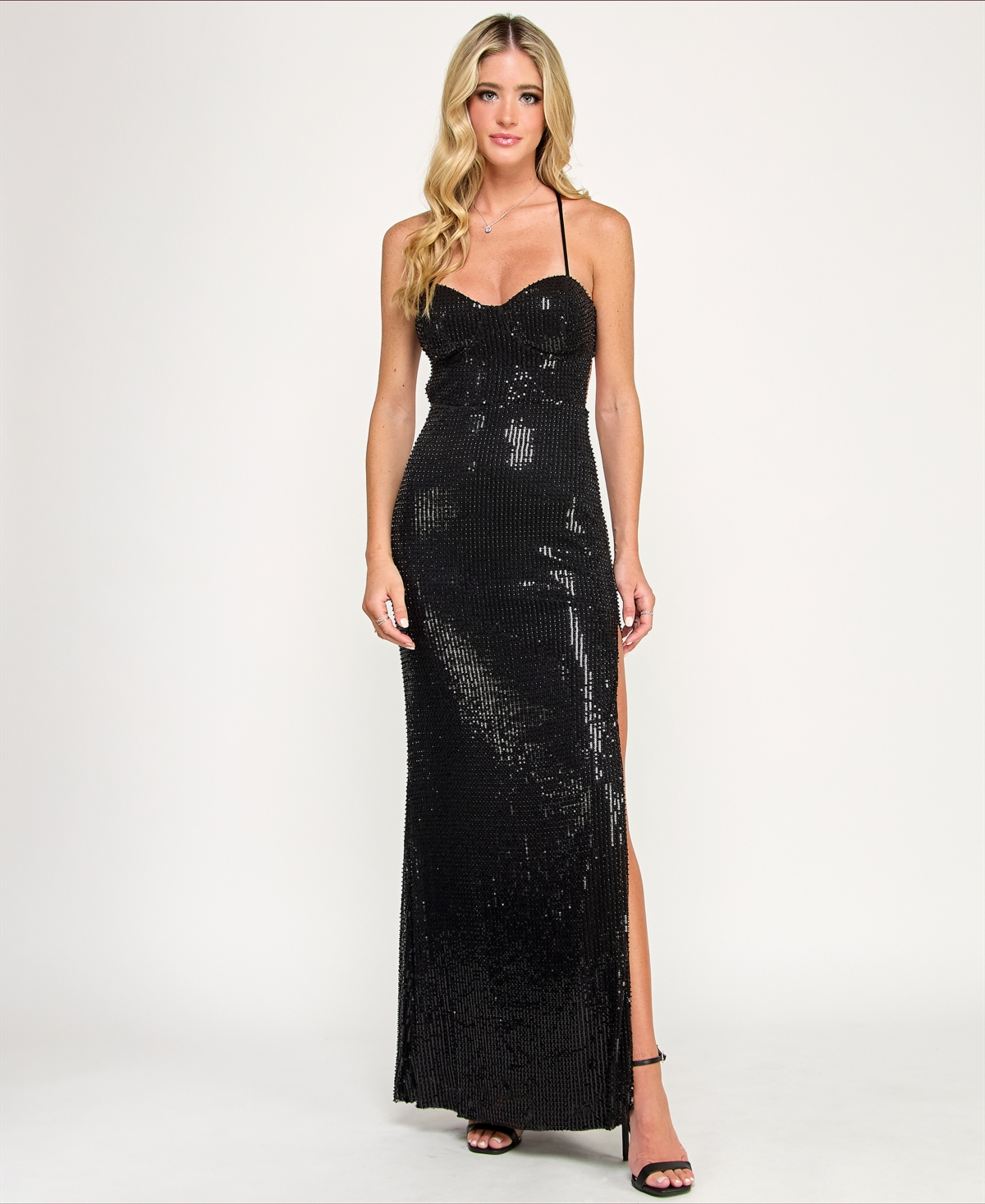 Katia Rae Women's Sequin Long Dress