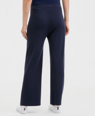 Women's Pull-On Wide-Leg Sweater Pants