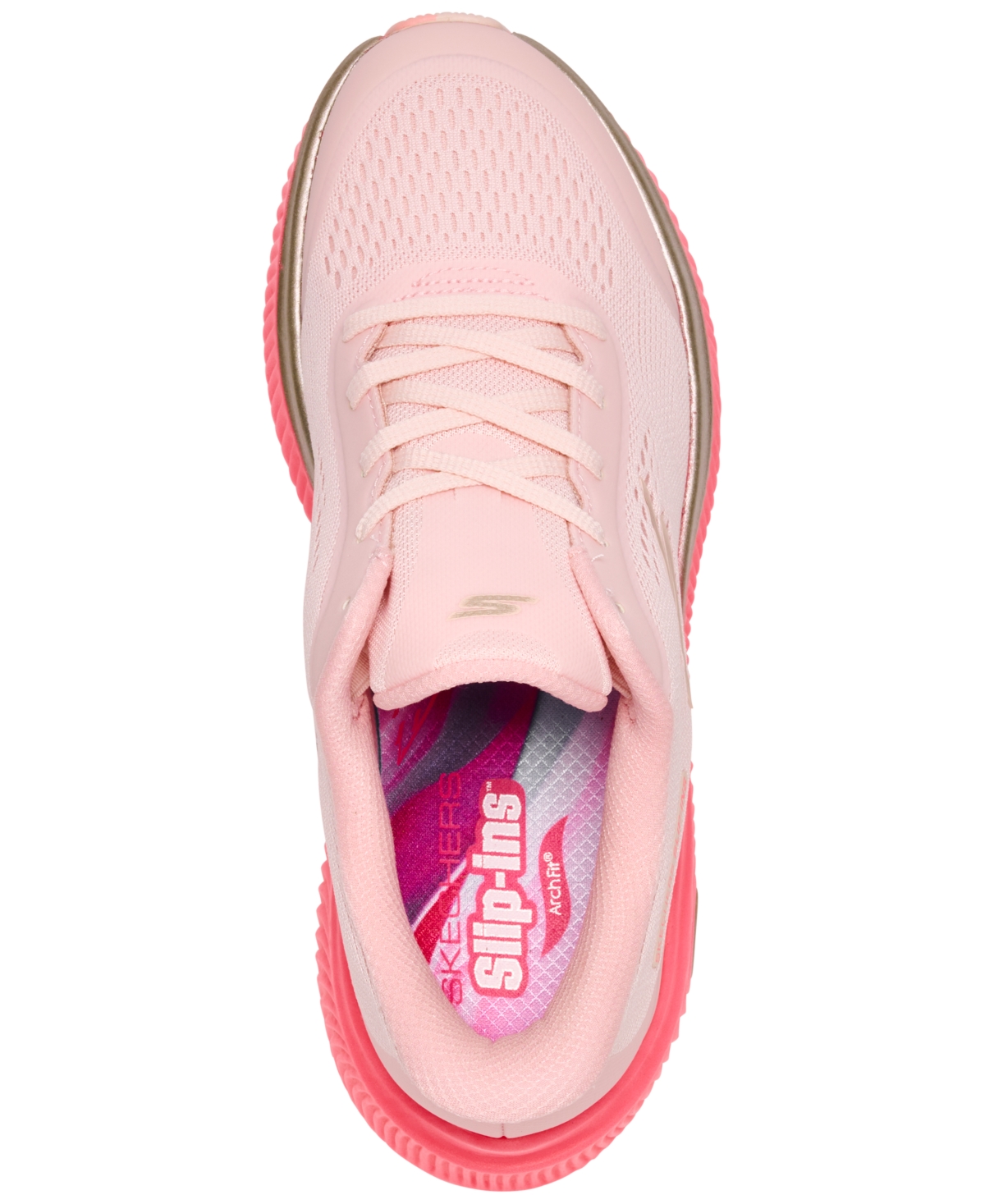 Skechers Women's Slip-ins: Arch Fit Go Run Anywhere Running Sneakers From Finish Line In Pink