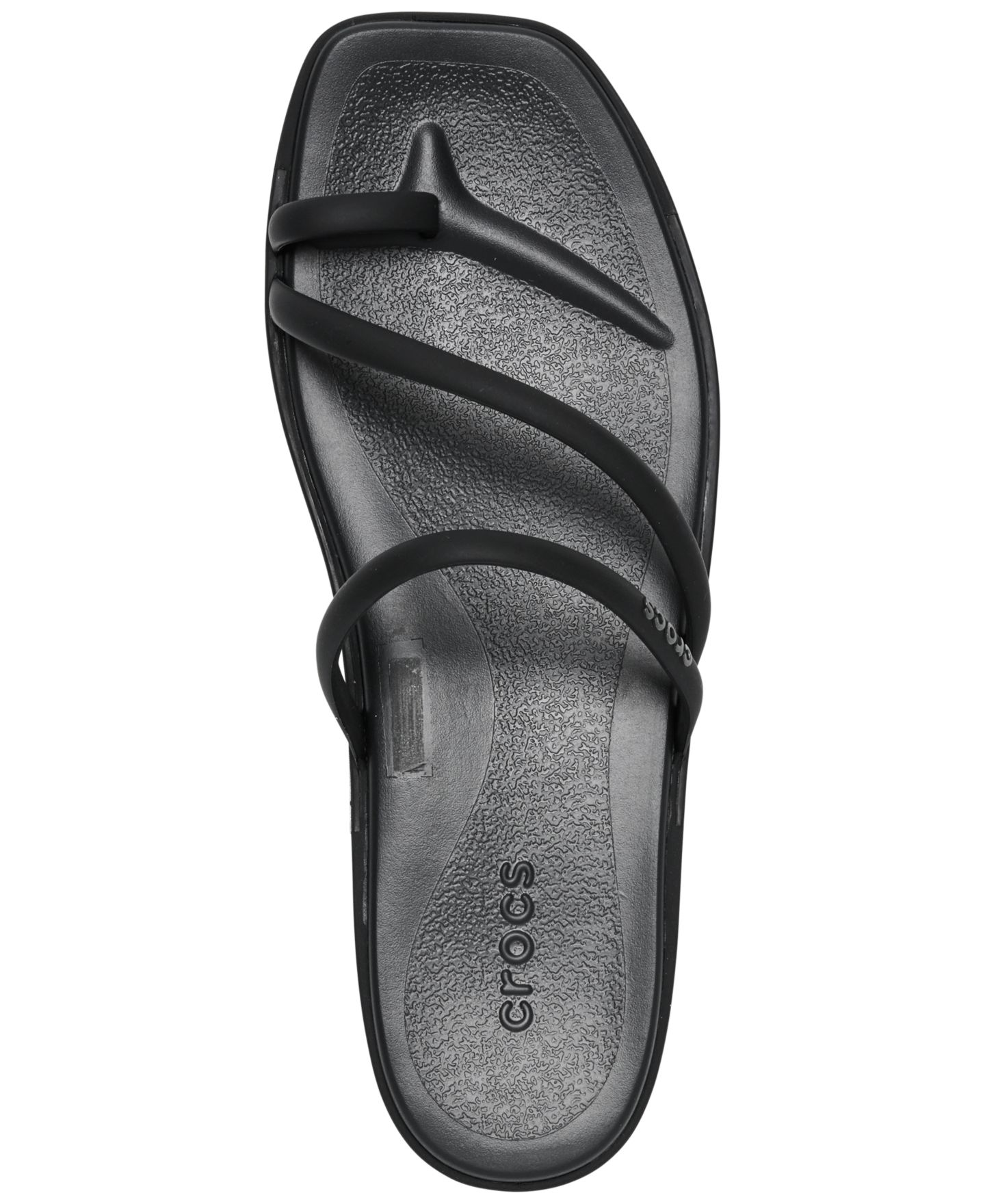 Женские сандалии Crocs Miami Toe Loop, цвет: Чёрный — фото 4