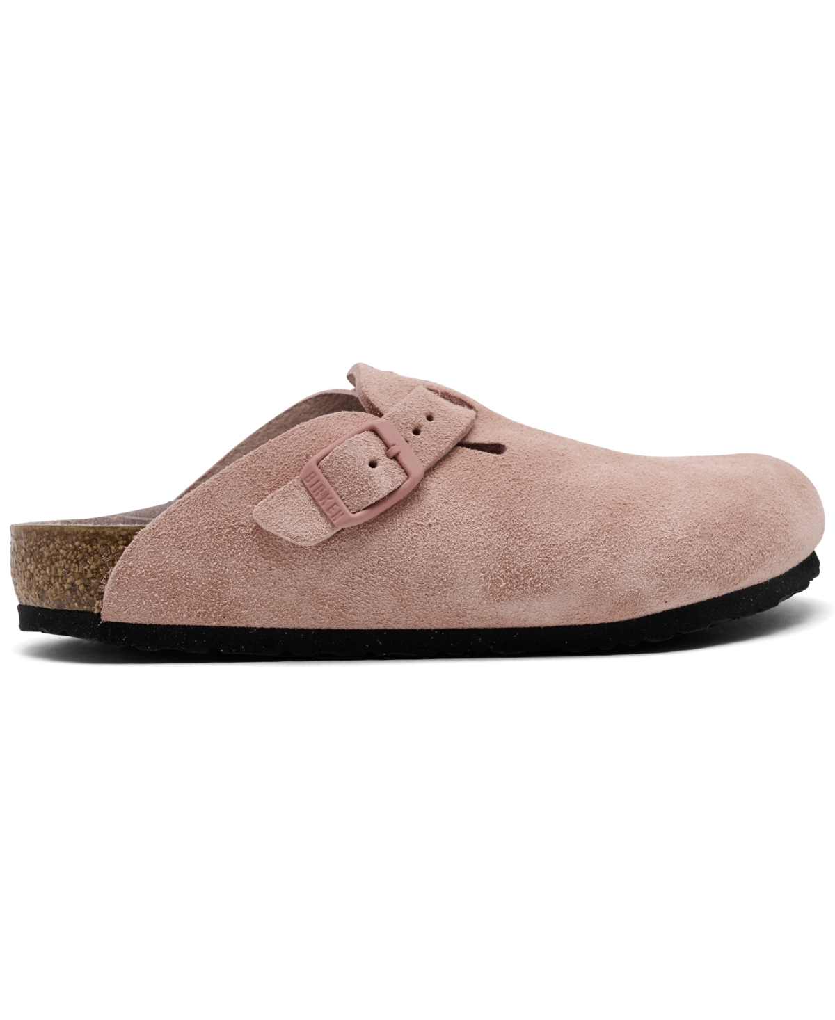 Birkenstock Little Girls Boston Clog Sandals From Finish Line In Pink