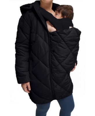 Maternity Ingrid + Isabel Longline Puffer Jacket with Removable Babywearing Cocoon Insert