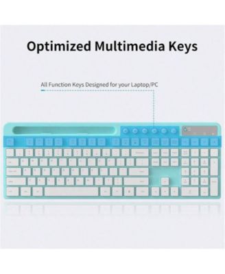  2.4G Wireless Tablet Holder, Keyboard & Mouse Combo