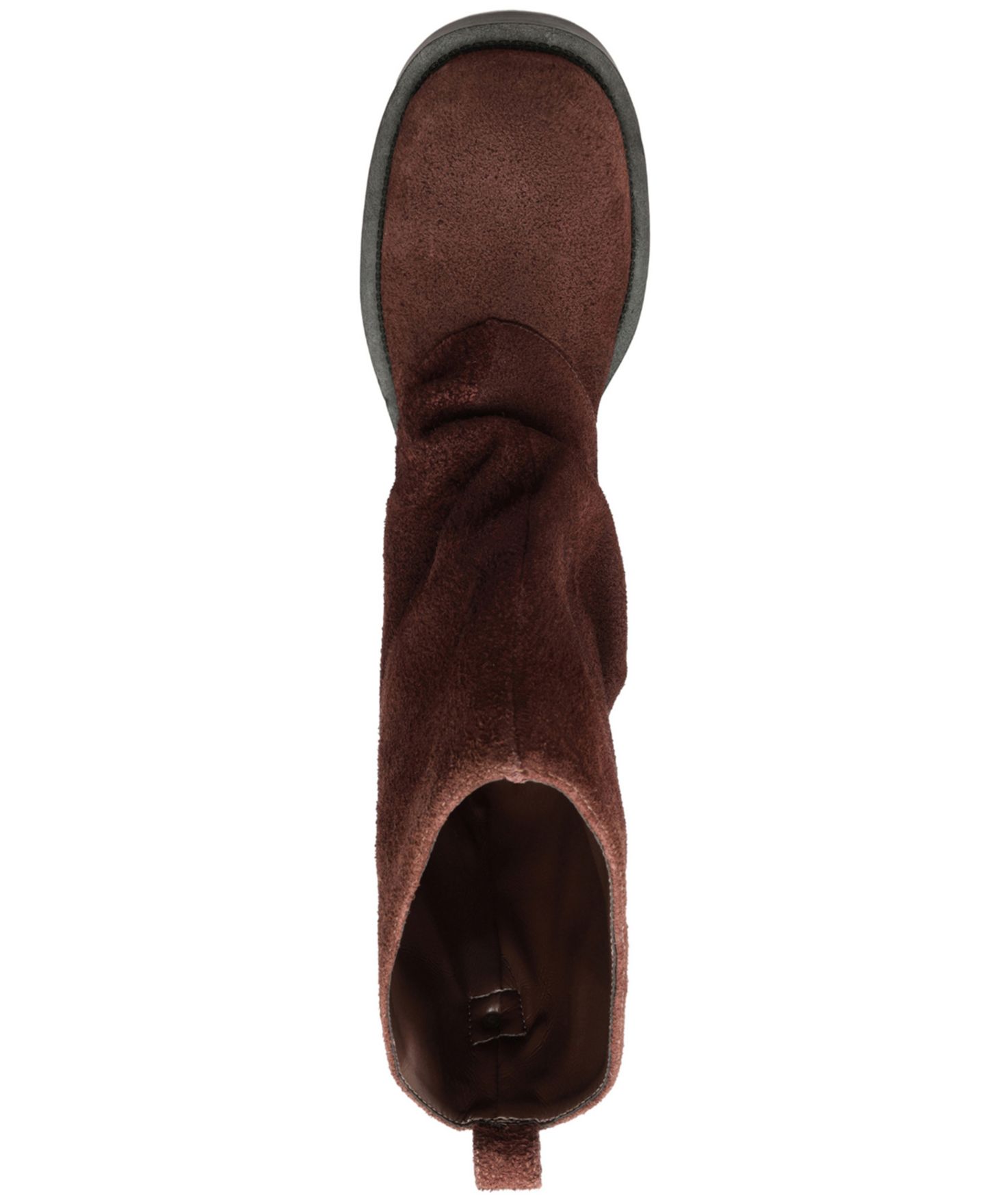 Женские ботинки Schutz Keira Slip-On Cloak Booties, цвет: Коричневый — фото 4