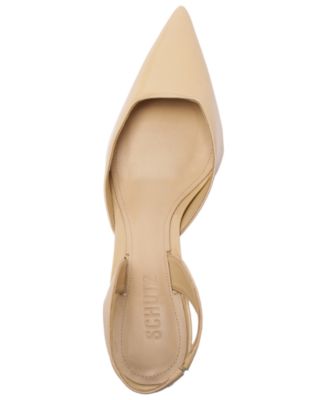 Women's Paola Mid Pointy Toe Slingback Pumps