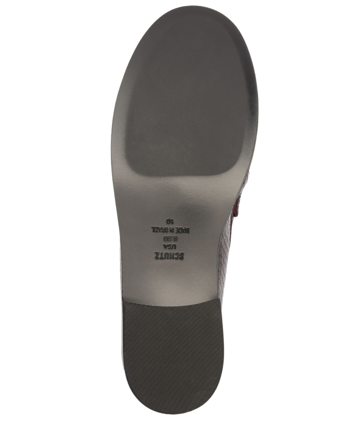 Женские туфли Schutz Tyche Slip-On, цвет: Тёмный сливовый — фото 5