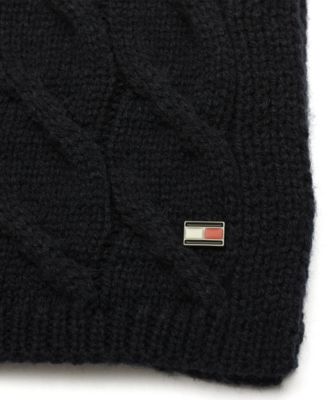 Men's Wide Cable Scarf