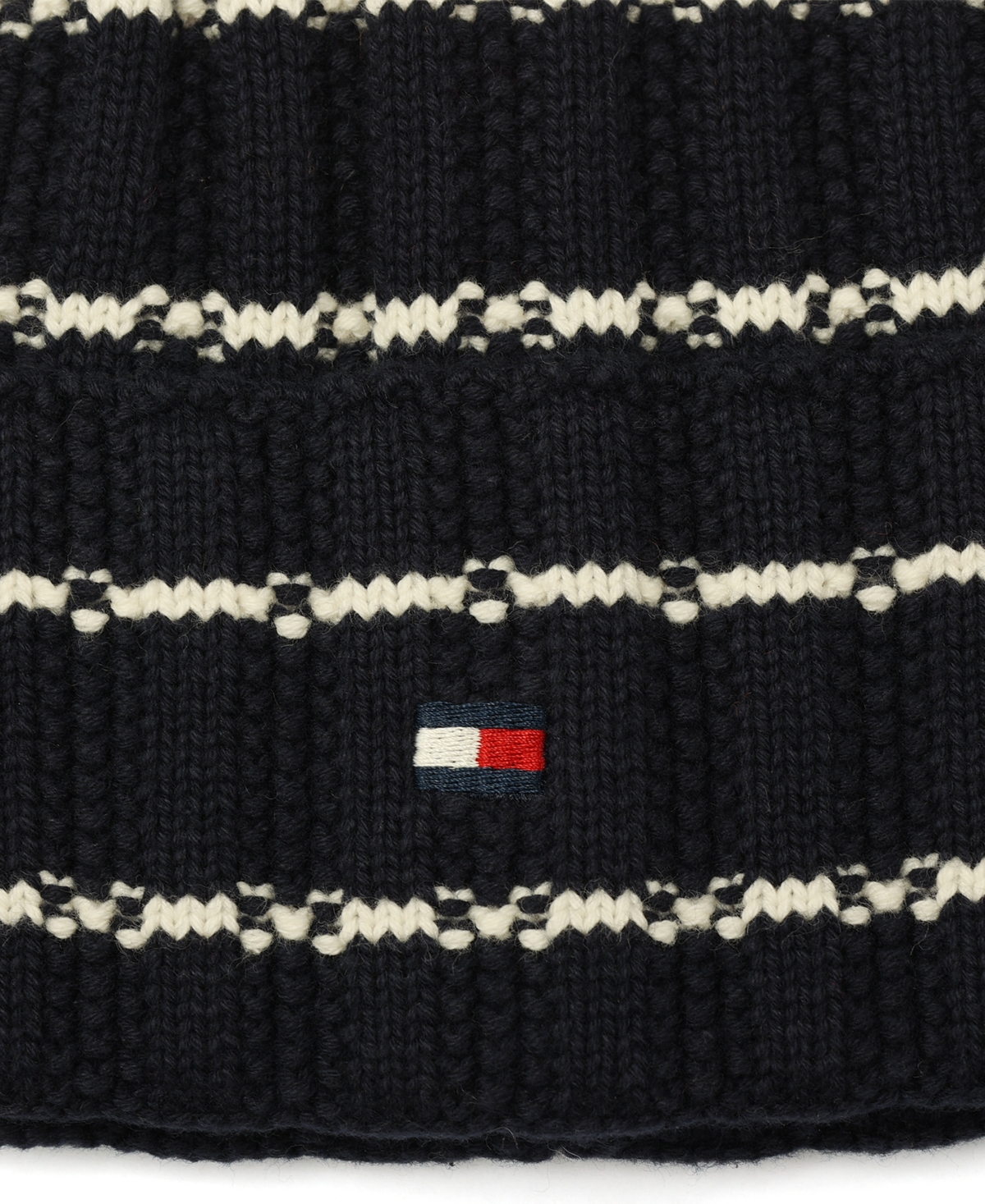Tommy Hilfiger Men's Texture Rib Stripe Cuff Hat