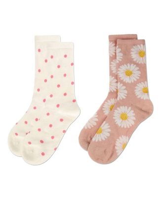 Women's 2 Pair Pack Cashmere Blend Crew Socks