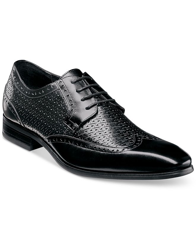 Stacy Adams Men's Melville Wingtip Textured Oxfords ...