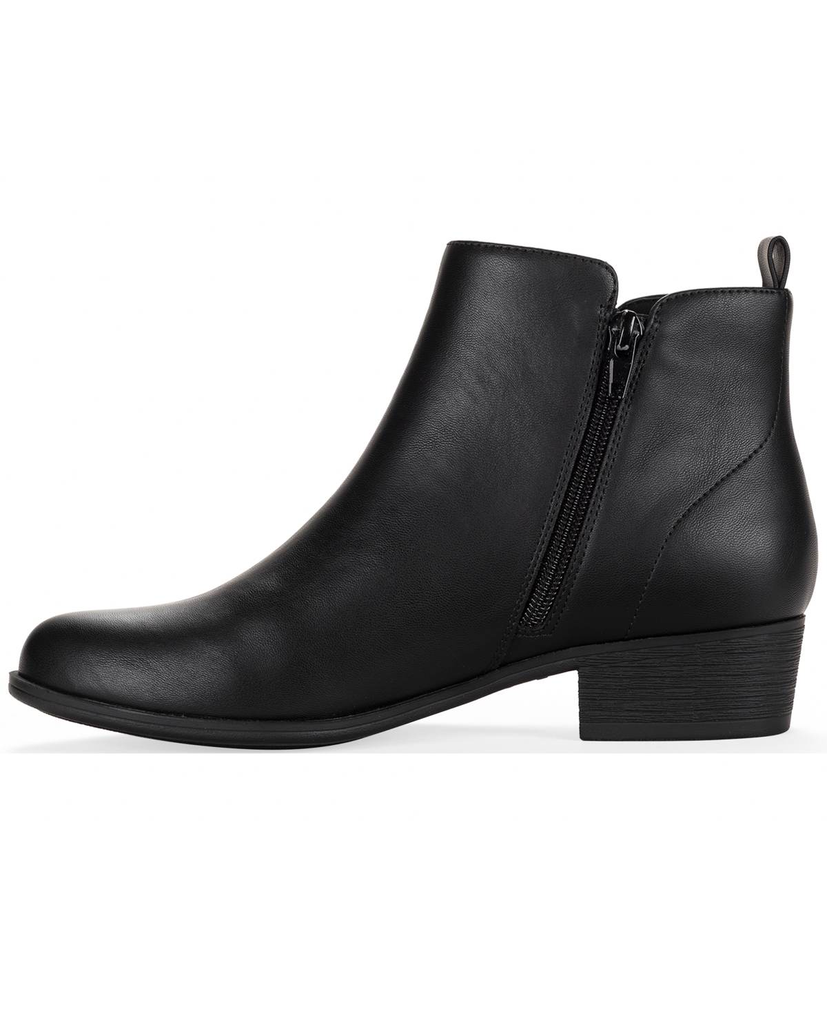 Style & Co Women's Aidenn Block Heel Booties, Macy's Exclusive In Black