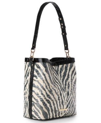 Celina Medium Leather Bucket Bag