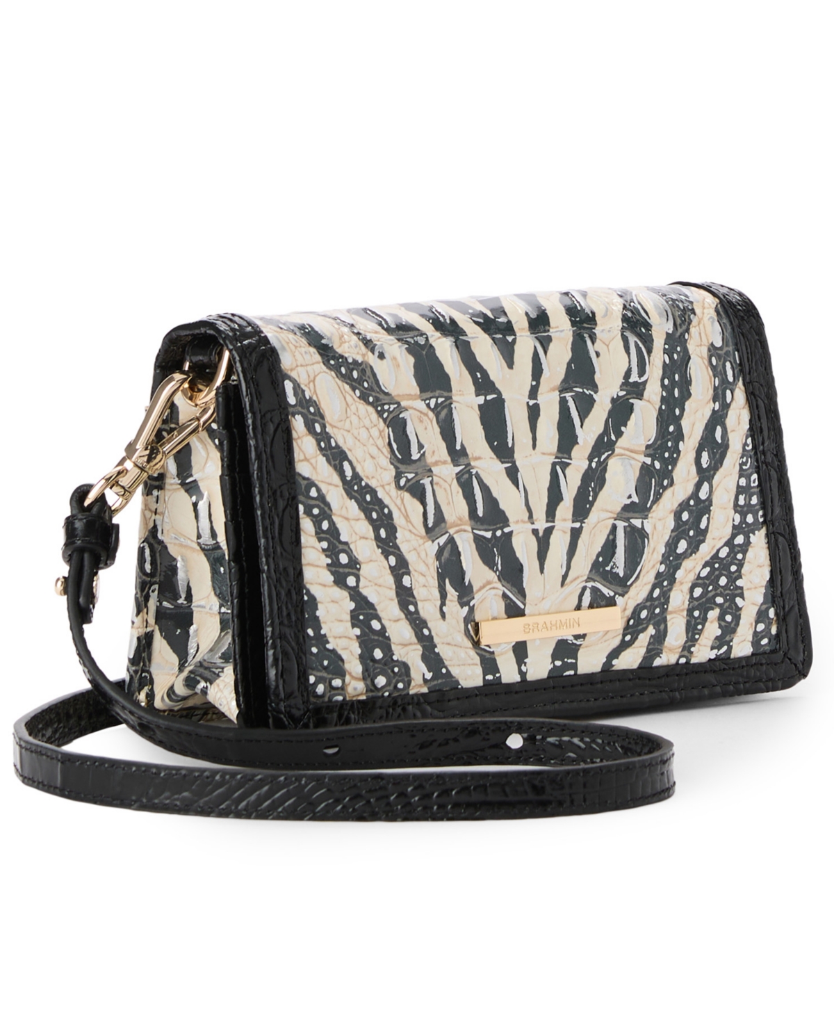 Brahmin Minuette Melbourne Mini Leather Crossbody Bag In Multi