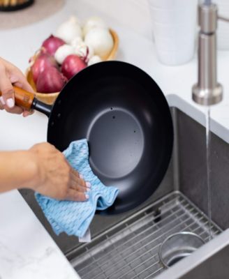 Ceramic Carbon Steel 9.5" Stir Fry Pan