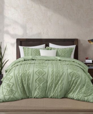 Aluma Geometric 3-Pc. Comforter Set, Twin