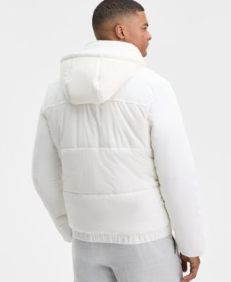 Men's Quilted Two Tone Puffer Jacket, Macy's Exclusive