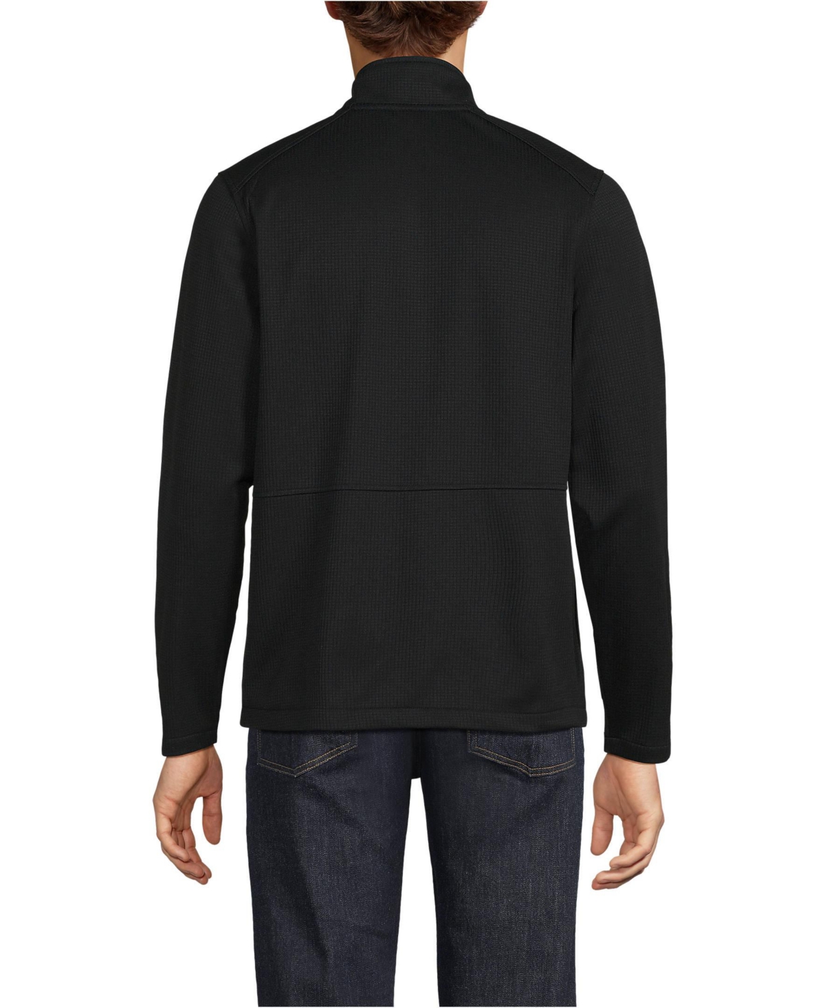 Lands' End Men's Unisex Grid Tech Snapneck Pullover Shirt