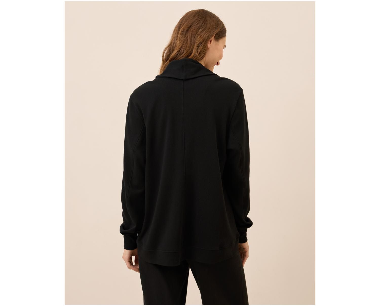 Women's Organic Cotton Airplane Short Drape Cardigan