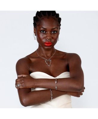 Chrysler Art Deco Pendant In Gold Vermeil