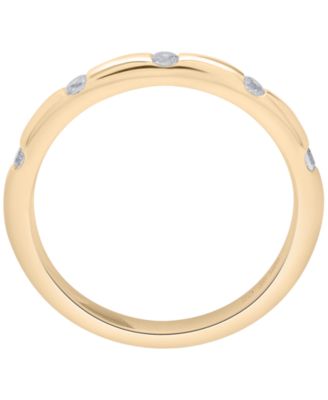 Diamond Ring (1/6 ct. t.w.) in 10K Yellow Gold, Created for Macy's
