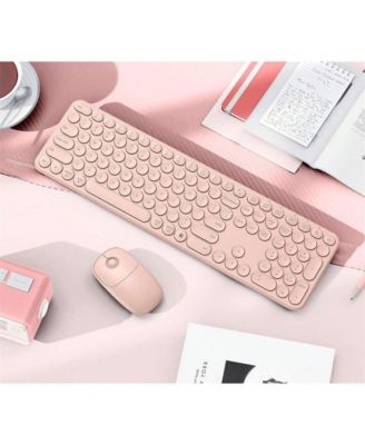 Wireless Keyboard And Mouse, USB & Type C 2-In-1 Receiver, SK73-3 Full Size Wireless Keyboard Mouse Combo,Compatible with Laptop, Desktop, PC