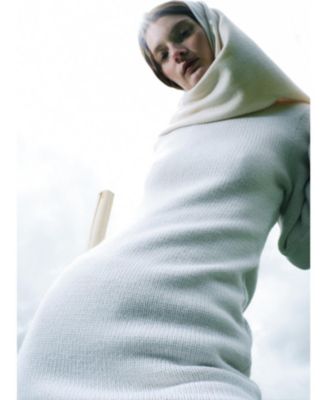 Women's Scarlett Contrast Stitch Wool Mini Dress