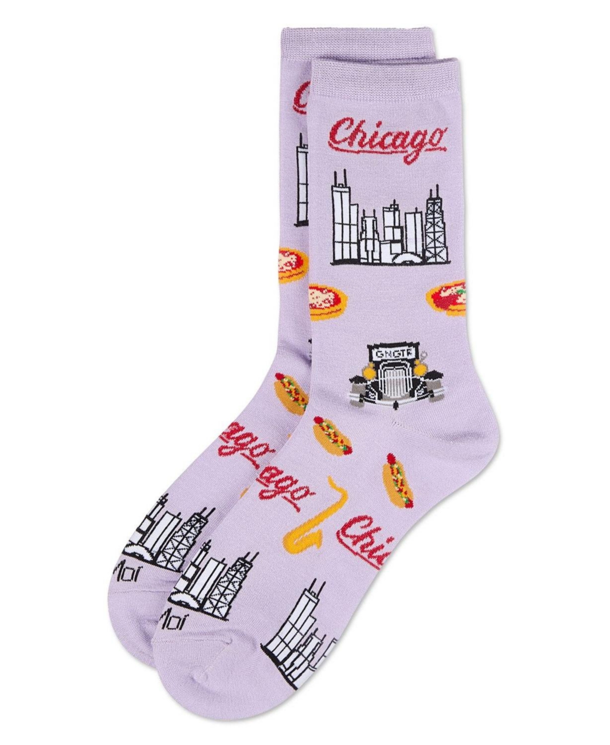 MeMoi Women's Chicago Rayon From Crew Socks