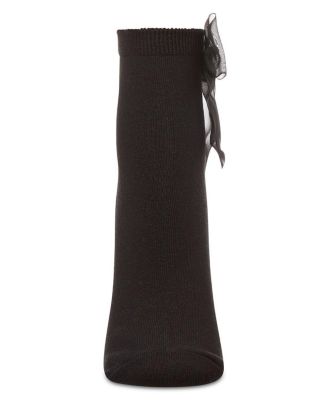 Women's Cotton Rich Tulle Bow Trimmed Ankle Sock