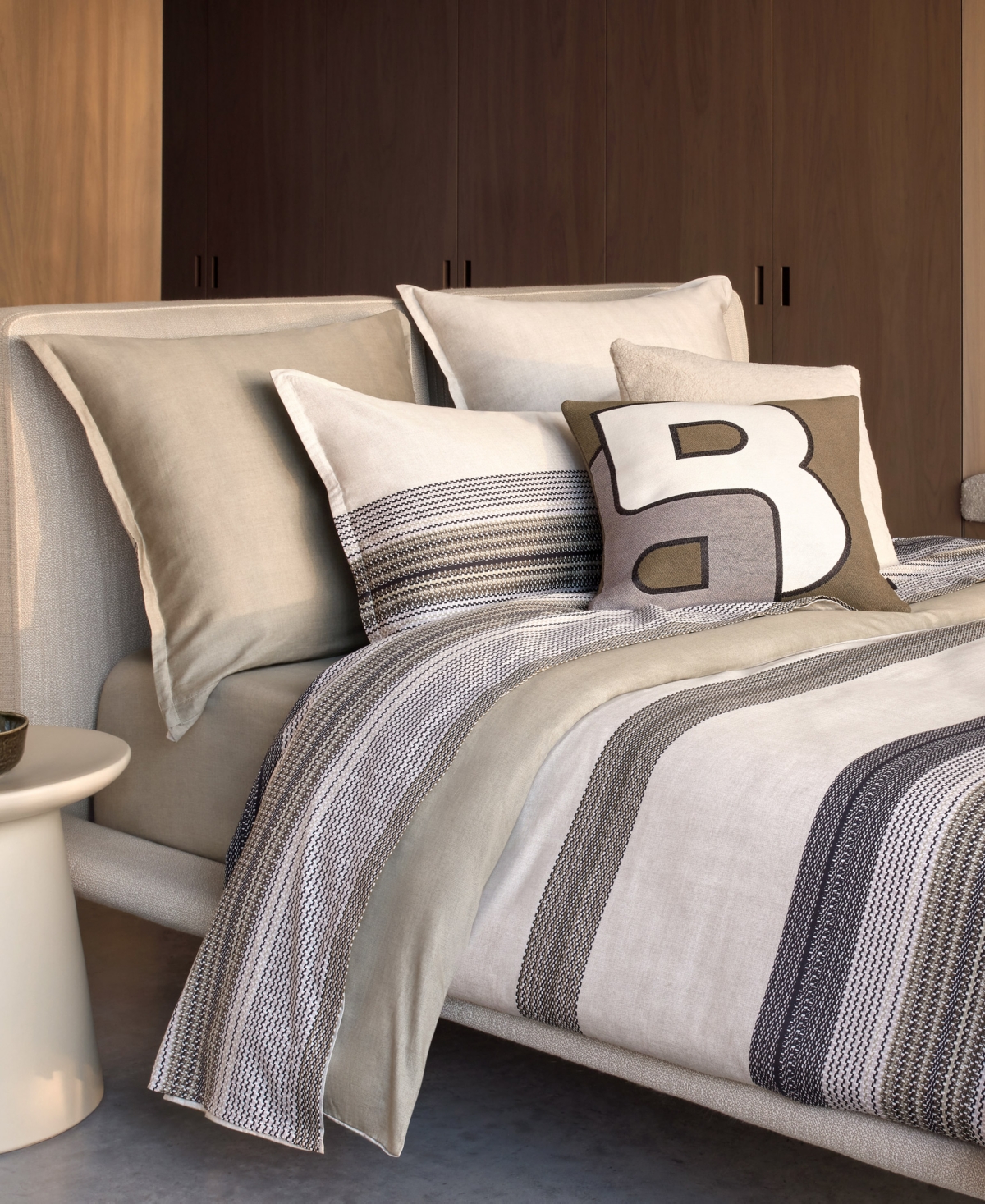 Boss Home Modernist Stripe Luminous Duvet Cover