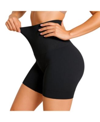 Maternity High-Waist Tummy Control Shorts, Postpartum Shapewear, No-Roll Waistband