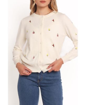 Women's Millen Flower Embroidery Cardigan