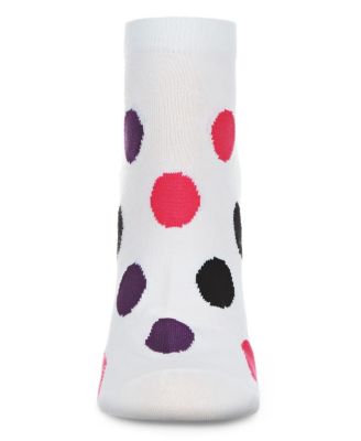 Women's Polka Dance Soft-Fit Cotton-Rich Low Cut Socks