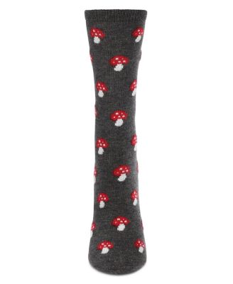 Women's Soft Mushroom Cashmere Crew Socks