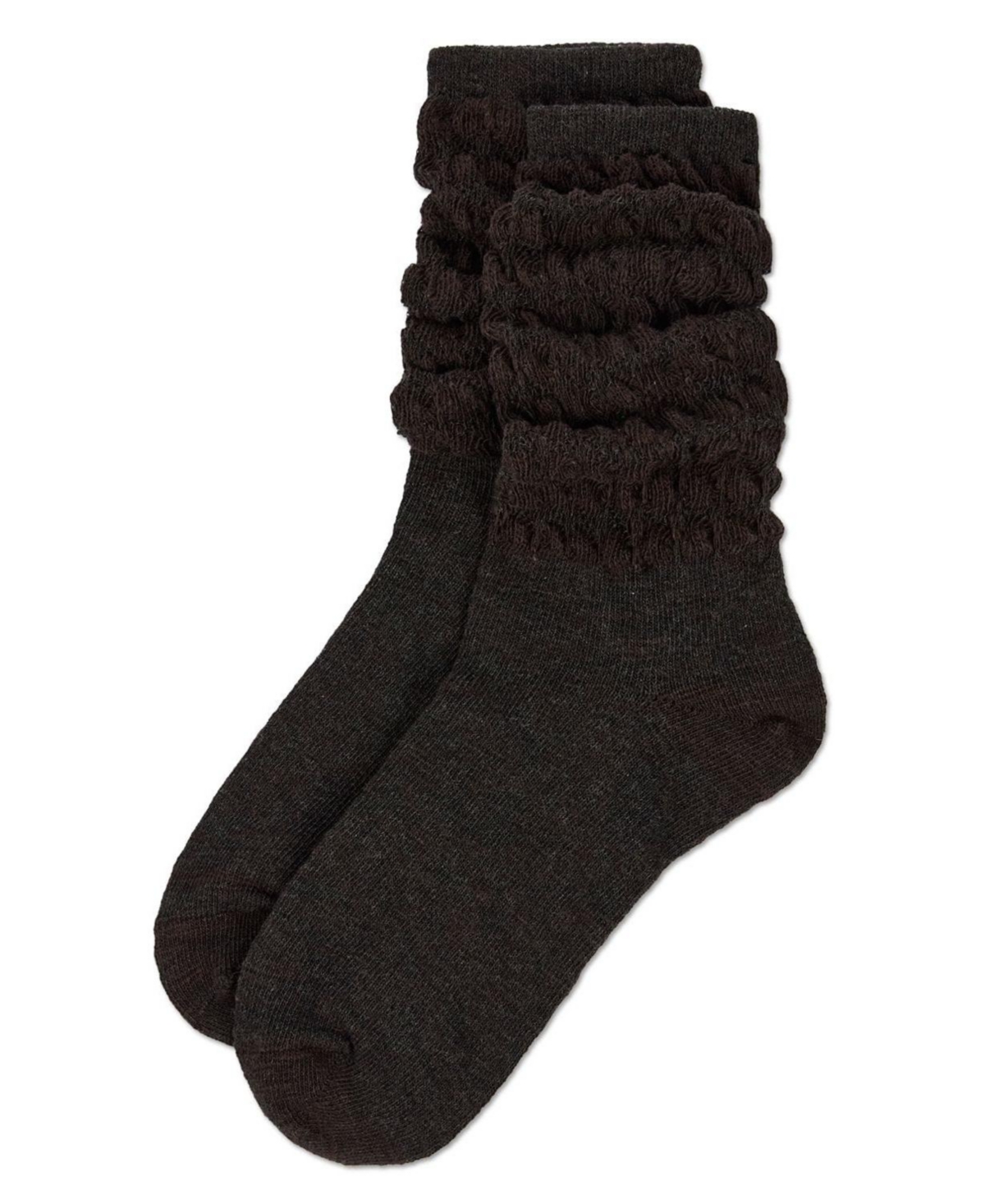 MeMoi Women's Contessa Loose Knit Slub Extended Crew Socks