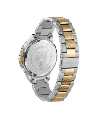 Men's City Rush 3 Hand Date Quartz Two Tone Bracelet Watch, 45mm