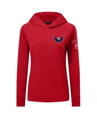 LevelWear - Women's Alexander Ovechkin Red Washington Capitals Impression Name Number Raglan Hoodie