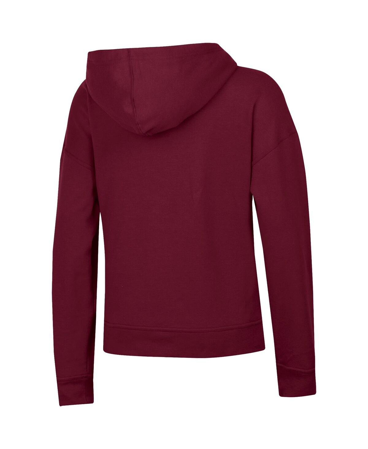 Champion Women's Maroon Texas A M Aggies Powerblend Fleece Hoodie In Burgundy