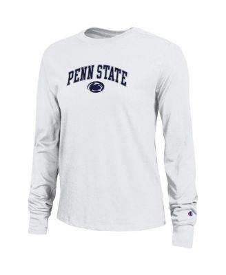Women's White Penn State Nittany Lions Arch Over Logo Long Sleeve T-Shirt