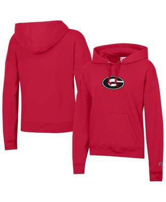 Champion - Women's Red Georgia Bulldogs Powerblend Fleece Hoodie