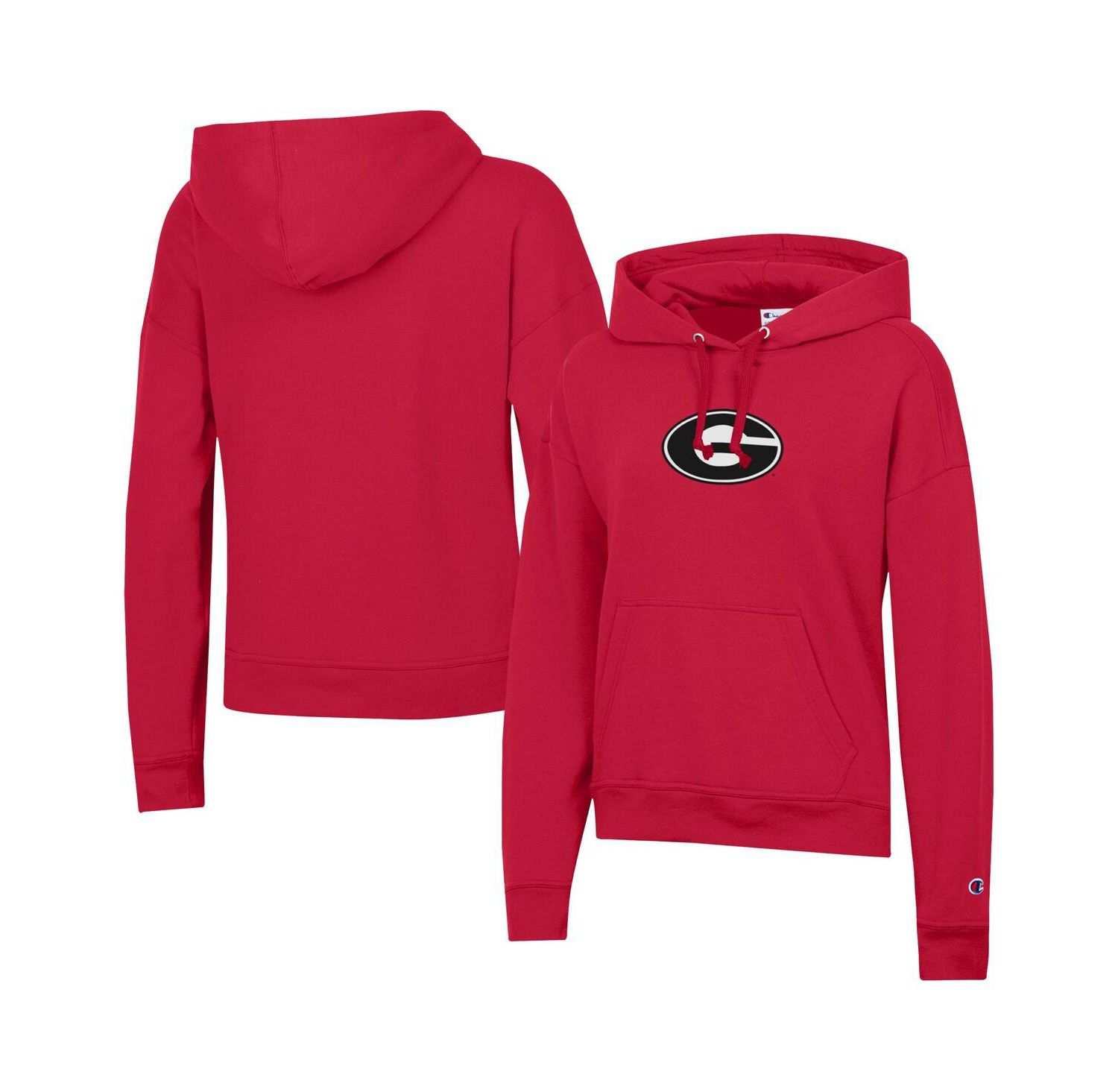 Women's Red Georgia Bulldogs Power Blend Fleece Hoodie