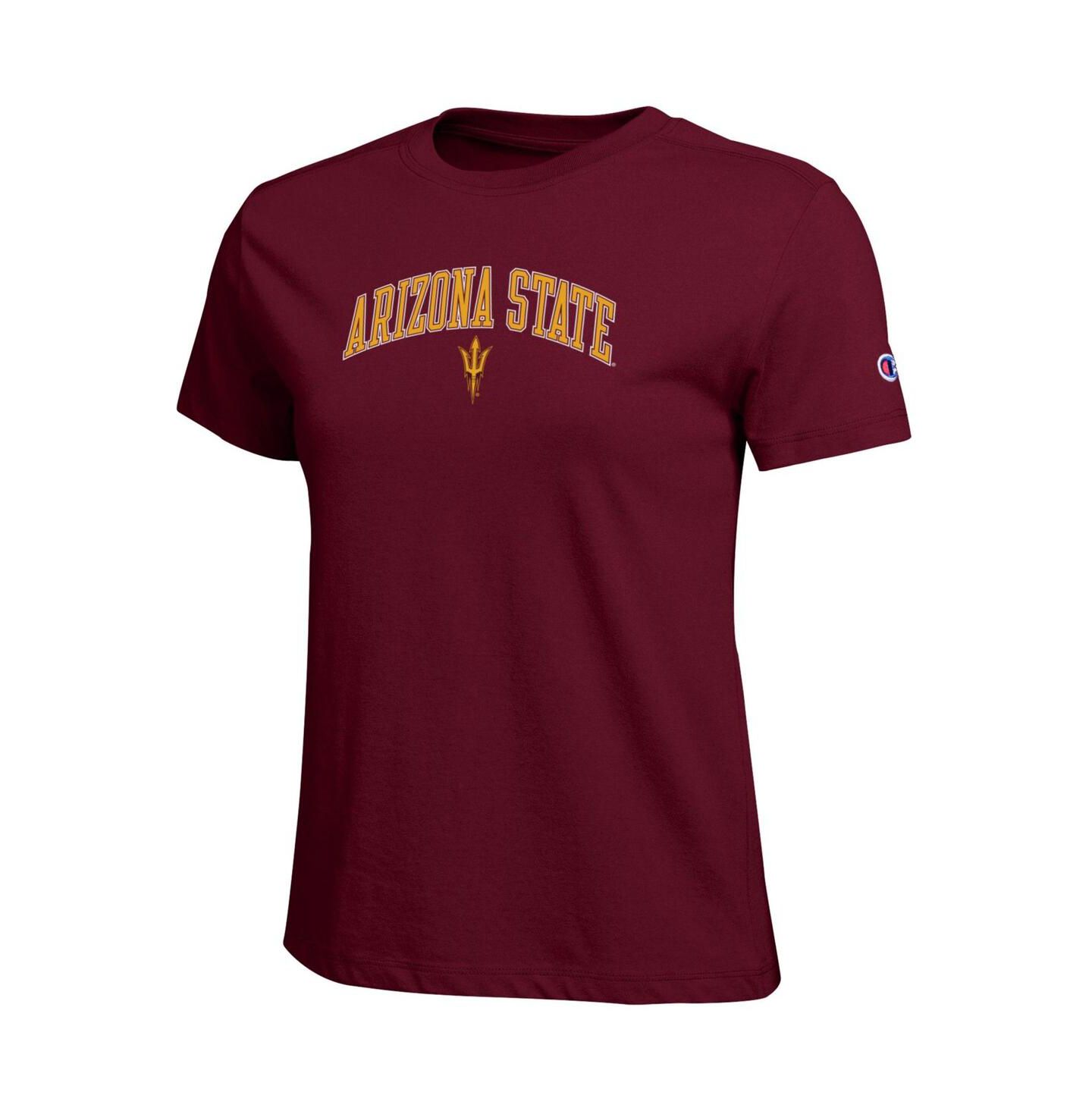 Женская футболка Champion Maroon Arizona State Sun Devils Arched Over Logo — фото 3