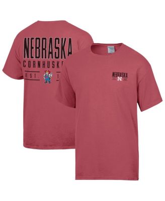 Comfortwash - Men's Red Nebraska Huskers Big Name T-Shirt