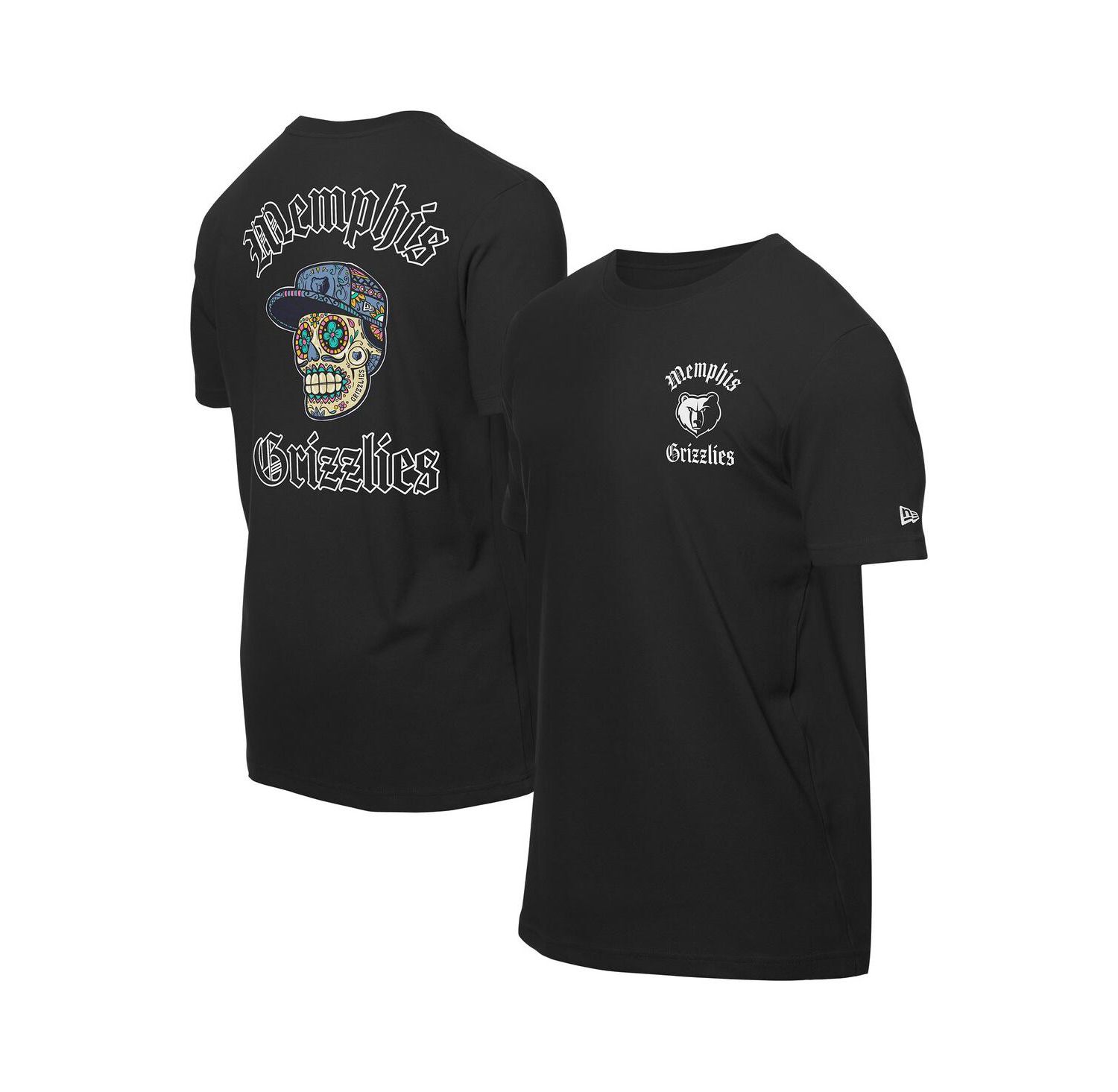 Men's Black Memphis Grizzlies Sugar Skulls T-Shirt