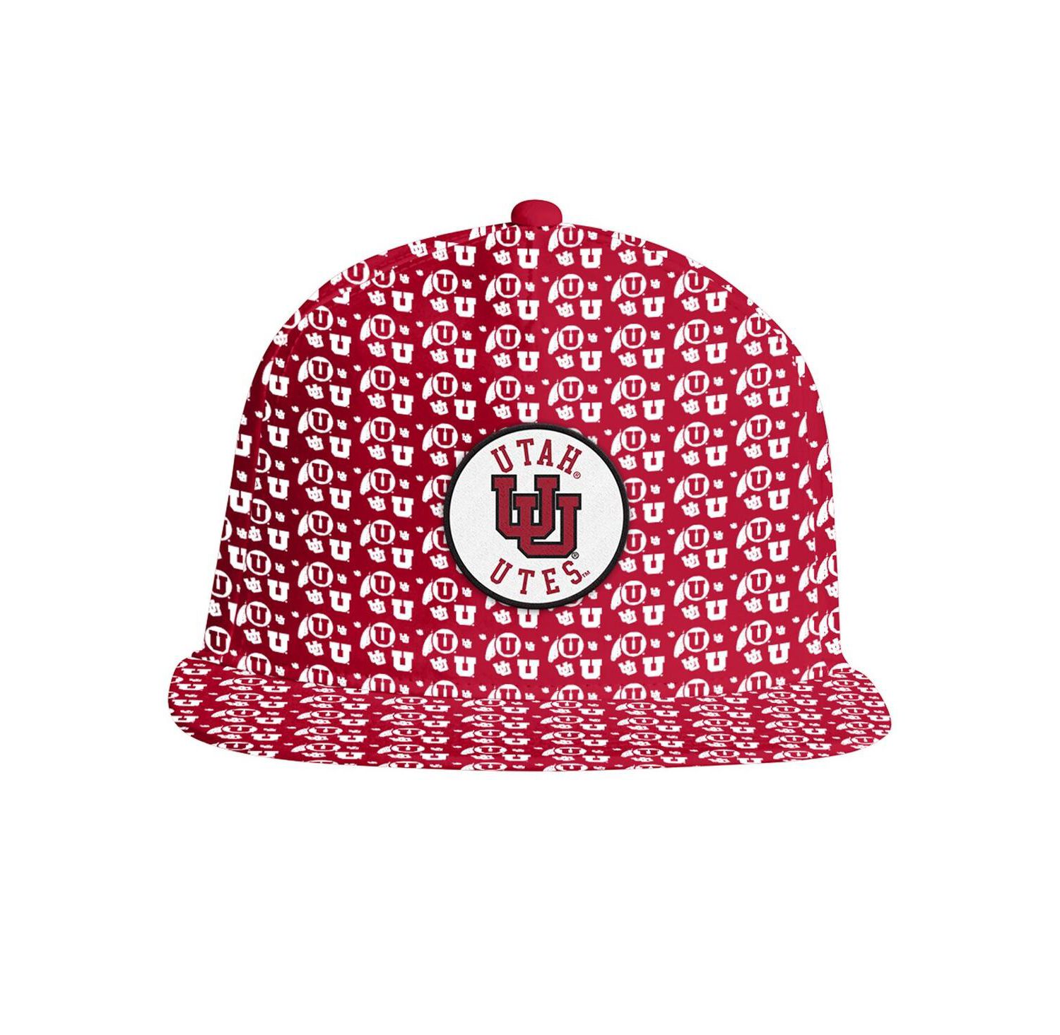 Men's Red Utah Utes Gameday ArmourFuse Snapback Hat