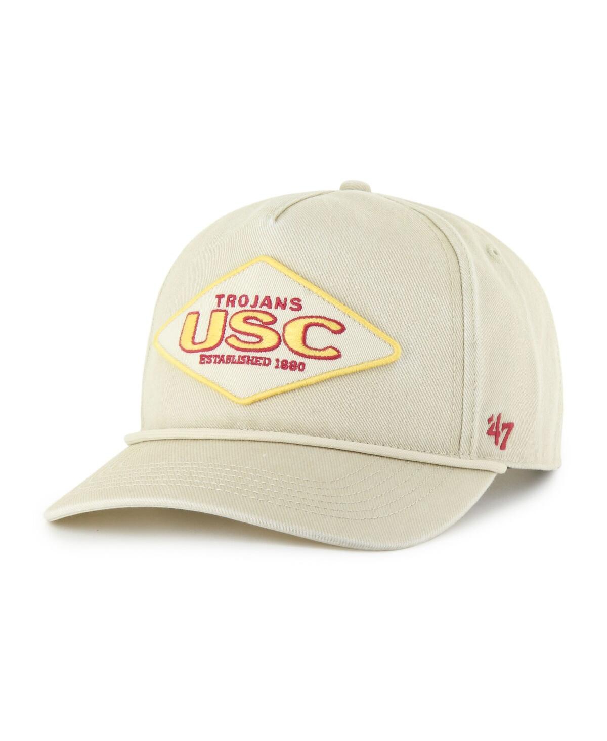 47 Brand Men's And Women's Cream Usc Trojans Outdoorsmen Cairn Hitch Adjustable Hat In White